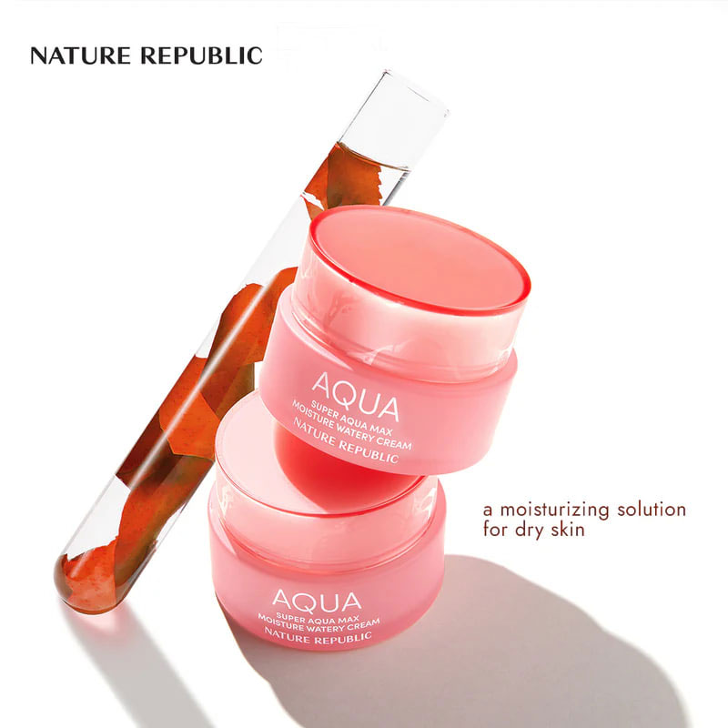 کرم آبرسان پوست خشک سوپر آکوا مکس برند نیچر ریپابلیک