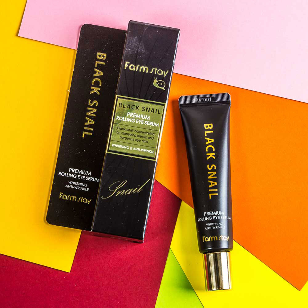 سرم دور چشم رولی حلزون سیاه برند فارم استی