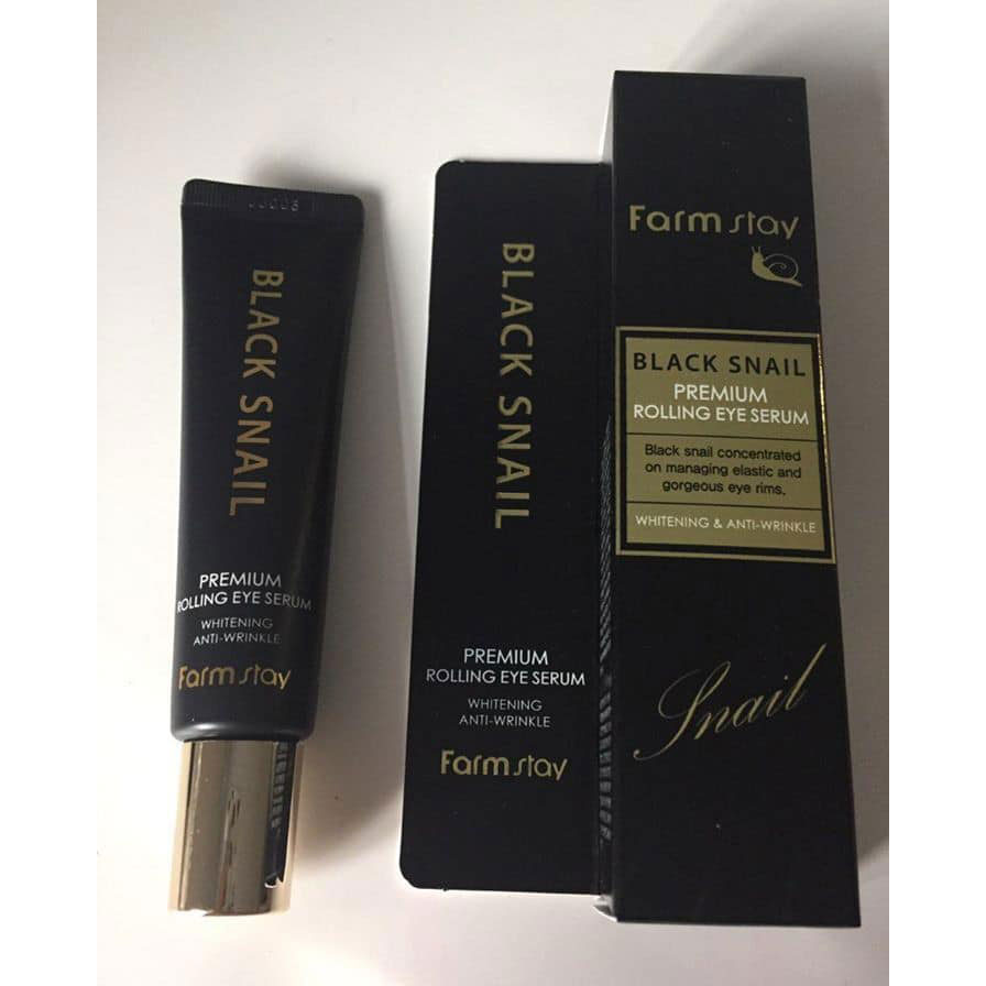 سرم دور چشم رولی حلزون سیاه برند فارم استی